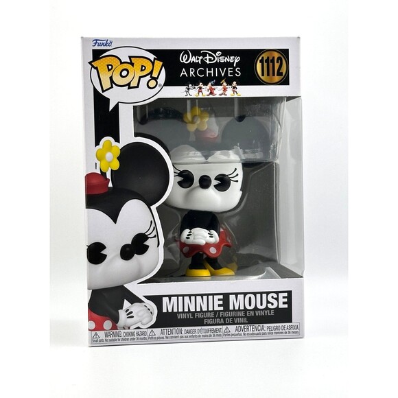 Funko Pop! Minnie Mouse 1112 Walt Disney Archives Black And White Classic Figure - Picture 1 of 6